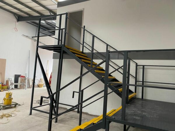 L Shape Staircase Finished Floor Height 3540mm - Mezzanine Experts - Image 3