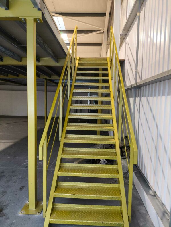 Gold Mezzanine For Offices 16m x 6.5m x 3.04m - Mezzanine Experts - Image 4