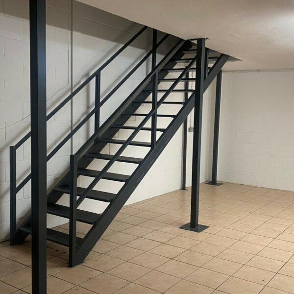 Steel Staircase For Mezzanine Floors 3040mm - Mezzanine Experts